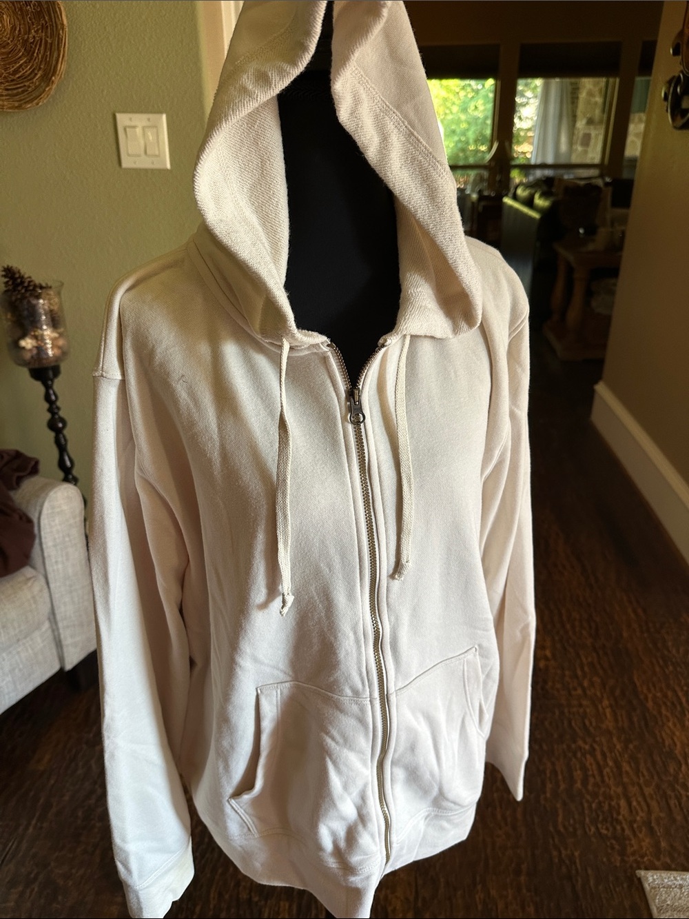Women's Sonoma Cream Full-Zip Hooded Jacket